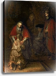 Постер Рембрандт (Rembrandt) Return of the Prodigal Son, c.1668-69