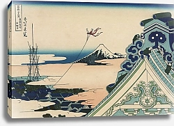 Постер Хокусай Кацушика Tōto asakusa honganji
