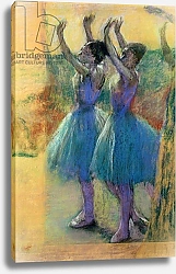 Постер Дега Эдгар (Edgar Degas) Two Blue Dancers