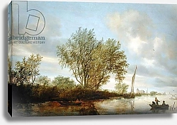 Постер Русдал Соломон River Landscape, 1645