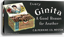 Постер Неизвестен Every Ginita cigar a good reason for another