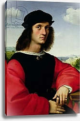 Постер Рафаэль (Raphael Santi) Portrait of Agnolo Doni, c.1505-06