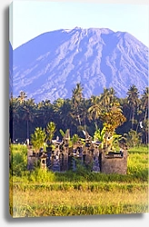 Постер Руины у горы Агунг, Амед, Бали