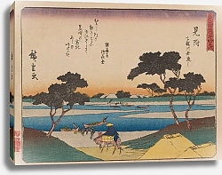 Постер Утагава Хирошиге (яп) Tokaido gojusantsugi, Pl.29