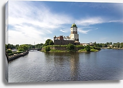 Постер Россия, Выборг. Древний замок, защищенный водой