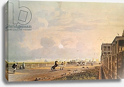 Постер Фрейзер Джеймс (акв) View of Esplanade Row from the Chouringhee Road, Calcutta, engraved by Robert Havell, pub. 1824