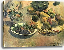 Постер Гоген Поль (Paul Gauguin) Натюрморт с фруктами 5