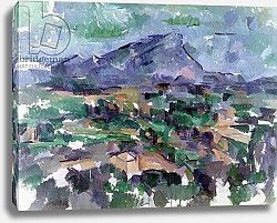 Постер Сезанн Поль (Paul Cezanne) Montagne Sainte-Victoire, 1904-06
