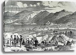 Постер Школа: Китайская 19в. Camp of the Sikh Cavalry at Cowloong, 1860
