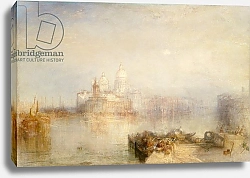 Постер Тернер Уильям (William Turner) The Dogana and Santa Maria della Salute, Venice, 1843