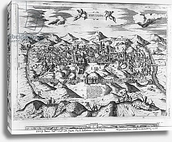 Постер Дюперак Этьен View of Jerusalem, 1570 ?