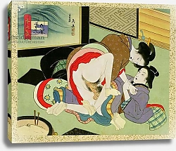 Постер Школа: Японская 19в. Couple Having Sex