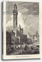 Постер Бауэрнфайнд Густав The town hall of Siena