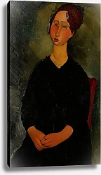 Постер Модильяни Амедео (Amedeo Modigliani) Little Servant Girl, c.1916