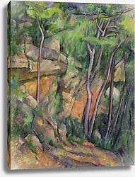 Постер Сезанн Поль (Paul Cezanne) In the Park of Chateau Noir, c.1896-99