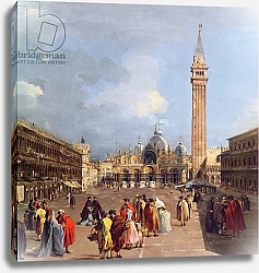 Постер Гварди Франческо (Francesco Guardi) Piazza San Marco, Venice, c.1760