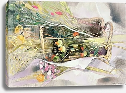 Постер Спенсер Клэр (совр) Basket of Dried Flowers