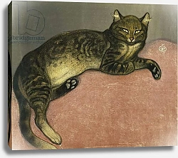 Постер Стейнлен Теофиль The Summer, Cat on a Railing; L'Ete, Chat sur une Balustrade, 1909