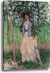 Постер Моне Клод (Claude Monet) The Stroller, 1887