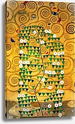 Постер Климт Густав (Gustav Klimt) Древо жизни (Stoclet Frieze)