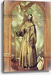 Постер Эль Греко Saint Bernard of Clairvaux, 1603
