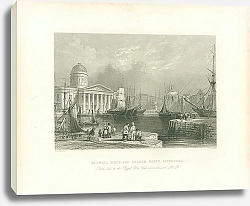 Постер Canning Dock and Custon House, Liverpool 1