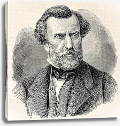 Постер Ambroise Thomas, French composer and Director of the Conservatoire de Paris. Created by Chenu and Ro