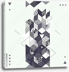 Постер Современная геометрическая абстракция 41