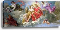 Постер Школа: Французская Apollo and the Seasons, from the ceiling of the Hotel Colbert de Villacerf, c.1650