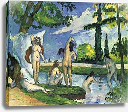 Постер Сезанн Поль (Paul Cezanne) Купание