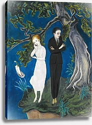 Постер Дардел Нильс Young Man In Black, Girl In White