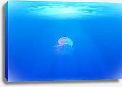 Постер Медуза под водой