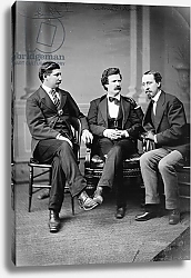 Постер Американский фотограф Mark Twain, George Alfred Townsend and David Gray, 1871