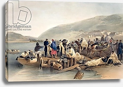 Постер Симпсон Вильям The Embarkation of the Sick at Balaklava, 1856