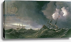 Постер Велде Виллем Старший Storm at Sea