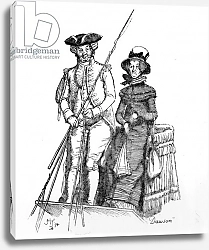 Постер Томсон Хью (грав) 'Dawson', illustration from 'Pride & Prejudice' by Jane Austen, edition published in 1894