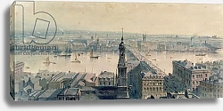 Постер Хааг Карл View of London from Monument looking South, 1848