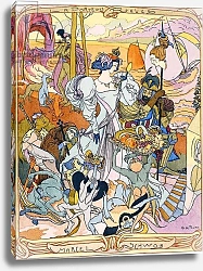 Постер Фёр Джордж Central panel of a triptych illustration from the book 'La Porte des Reves' by Marcel Schwob, 1899