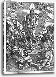 Постер Дюрер Альбрехт Resurrection, from 'The Great Passion' series, 1510