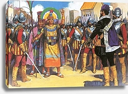 Постер Салинас Альберто Pizarro spurned the friendship of the king of the Incas