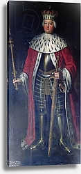 Постер Мензель Адольф Frederick William I, King of Prussia in his Regalia,