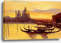 Постер Закат в Венеции