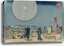 Постер Куниеси Утагава New Yoshiwara, from the series Famous Places in the Eastern Capital
