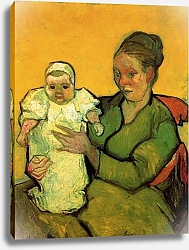 Постер Ван Гог Винсент (Vincent Van Gogh) Мамаша Рулен с младенцем