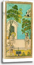Постер Школа: Индийская 18в One Holy Man Comes Visiting Another, 1700-25
