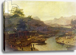 Постер Даниэль Уильям A View in China: Cultivating the Tea Plant, c.1810