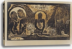 Постер Гоген Поль (Paul Gauguin) Te Atua from Noa Noa