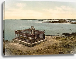 Постер Франция. Сен-Мало, могила Шатобриана на острове Гранд-Бе