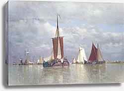Постер Клейс Поль Корабли у Дордрехта
