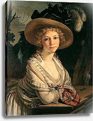 Постер Прюдон Пьер Portrait of a Young Woman